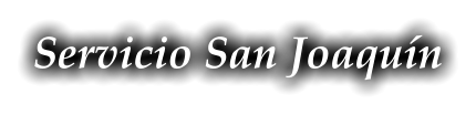 Servicio San Joaquín